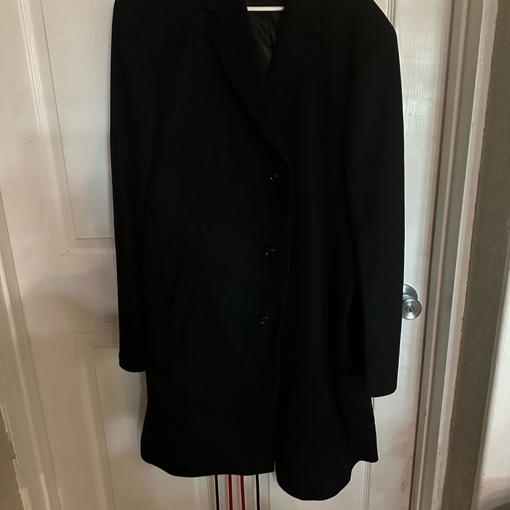 Classic Black Men’s overcoat black